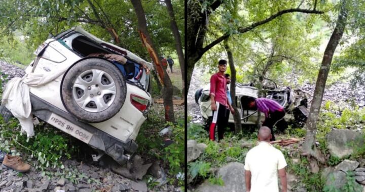 उत्तराखंड- यहां अनियंत्रित होकर खाई में गिरी कार दो लोगों की मौत एक गंभीर घायल