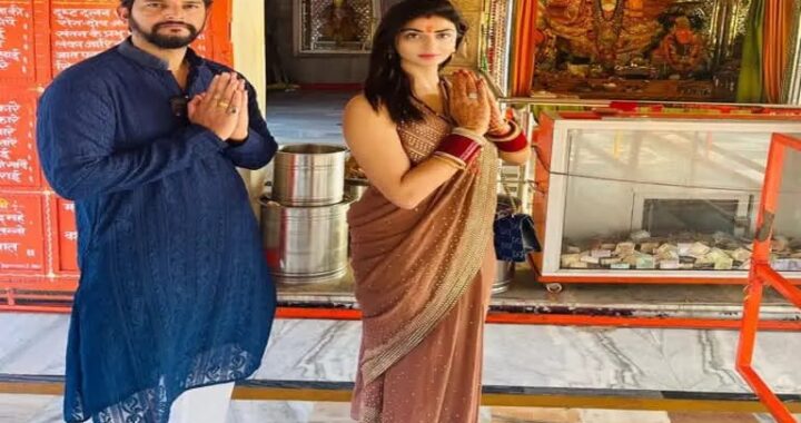 उत्तराखंड- शादी के बाद TV एक्ट्रेस निकिता शर्मा पहुंचीं इस मन्दिर