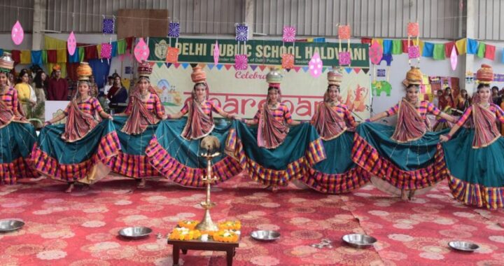 हल्द्वानी- (School News) दिल्ली पब्लिक स्कूल (DPS) में राजस्थान थीम पर ‘धरोहर’ का आयोजन