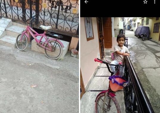 रामनगर में चोरी की अनोखी घटना, चोर नई साईकिल के बदले छोड़ गया, पुरानी साईकिल