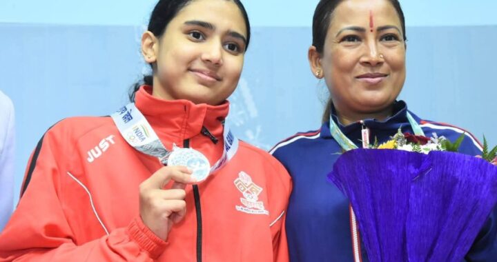 हल्द्वानी :(National Games) बेरीनाग की प्रतिष्ठा ने महाराष्ट्र के लिए जीता पदक