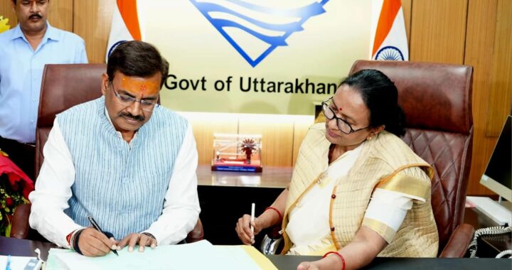 देहरादून:(बड़ी खबर) वरिष्ठ IAS आनंद वर्धन ने लिया मुख्य सचिव का कार्यभार