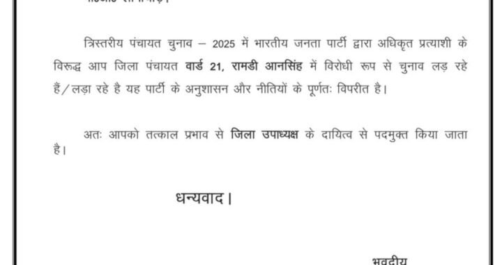 हल्द्वानी : भारतीय जनता पार्टी के जिलाध्यक्ष प्रताप बिष्ट ने बागी नेताओं को दिखाया बाहर का रास्ता