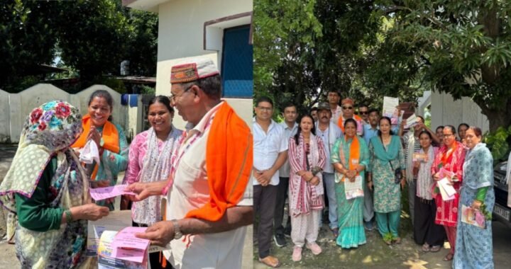 हल्द्वानी :गौलापार-चोरगलिया में अनीता बेलवाल का तूफानी जनसंपर्क, ‘उगता सूरज’ पर मांगा जनता का आशीर्वाद, कल होगा शक्ति प्रदर्शन
