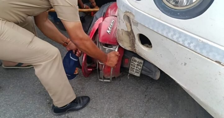 उत्तराखंड :दर्दनाक हादसा : रोडवेज बस की टक्कर ने छीना पिता का साया, बेटी गंभीर घायल