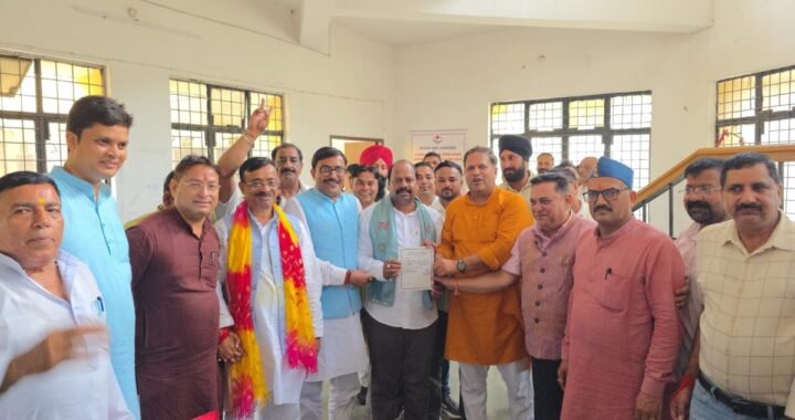 रुद्रपुर : अजय मौर्या का निर्विरोध निर्वाचन ऐतिहासिक उपलब्धि: विकास शर्मा