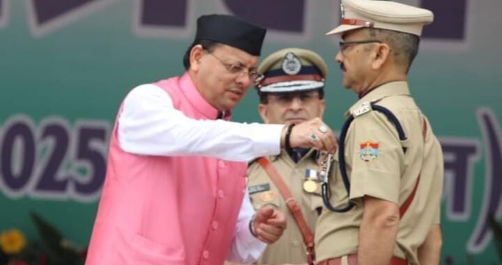 लालकुआं : हल्दुचौड़ निवासी  पुलिस उपाधीक्षक योगेश चंद को मिला सराहनीय सेवा पदक