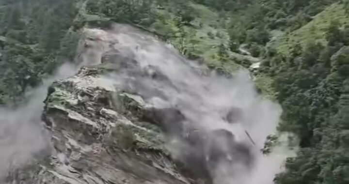 उत्तराखंड : यहां हुआ जबरदस्त भूस्खलन, 8 लोग घायल VIDEO