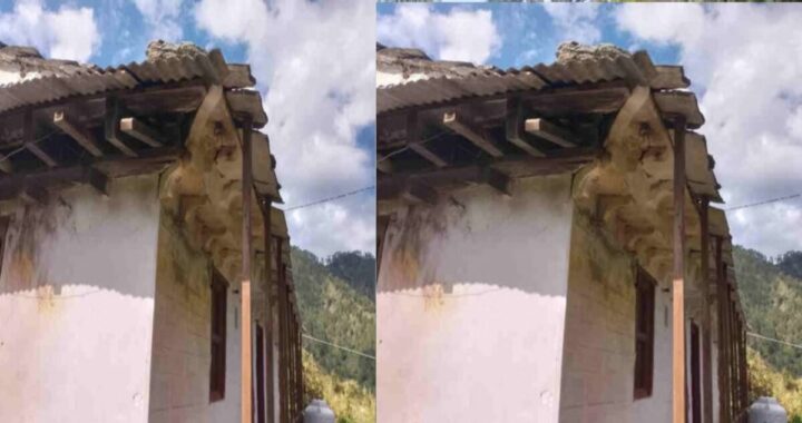 उत्तराखंड के इस गाँव में एक मकान पर गिरी आकाशीय बिजली