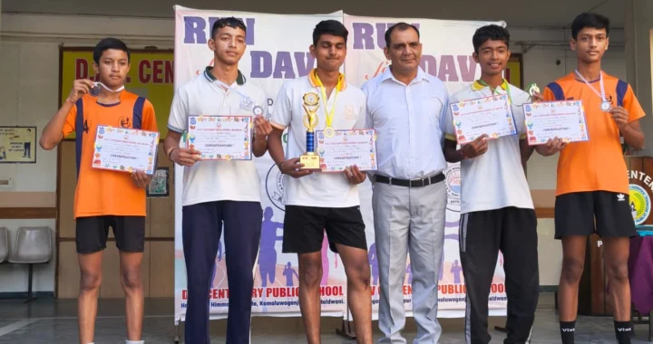 हल्द्वानी : डीएवी स्कूल हल्द्वानी में मिनी मैराथन