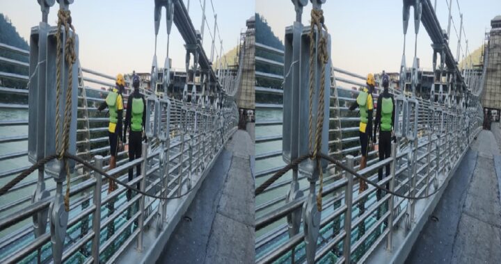 उत्तराखंड: यहाँ निर्माणाधीन बजरंग सेतु से गंगा में गिरा युवक