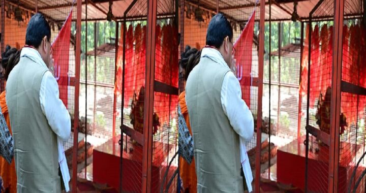 उत्तराखंड: मुख्यमंत्री धामी ने इस मंदिर में चढ़ाई आस्था की घंटी