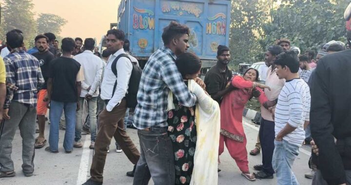 हल्द्वानी :(दुखद) यहां हाइवे में डंपर से युवक की दर्दनाक मौत