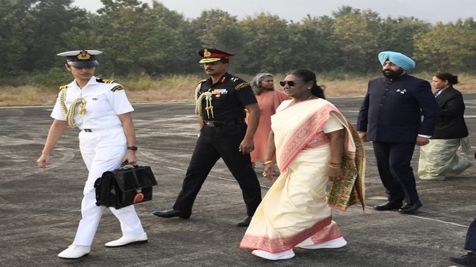 President Draupadi Murmu reached Haldwani