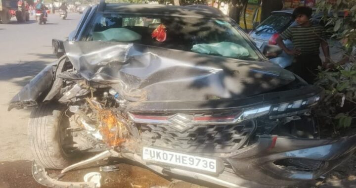 दुखद खबर: उत्तराखंड मे यहाँ पेड़ से टकराई कार एक की मौत !