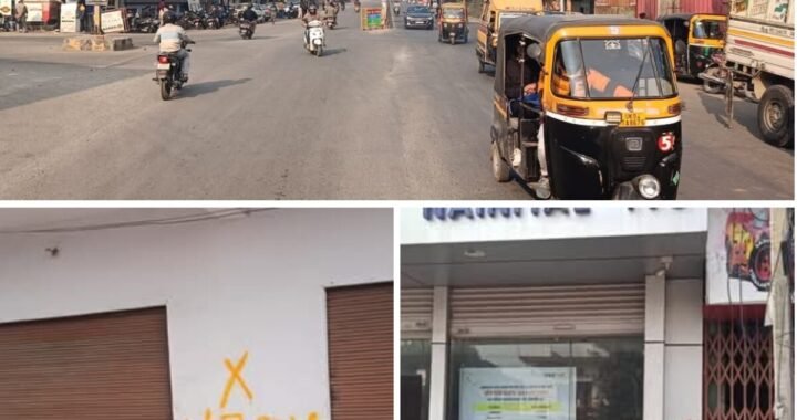 हल्द्वानी – नैनीताल रोड पर लग गए लाल निशान