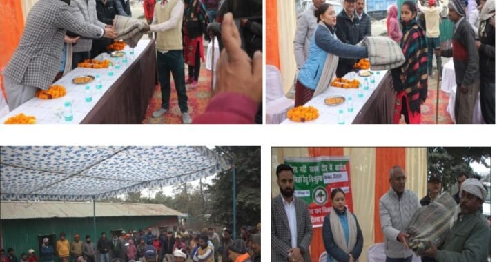 लालकुआं : DM के निर्देश पर मजदूरों को बांटे गए कम्बल, SDM और विधायक रहे मौजूद