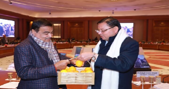 नितिन गडकरी की अध्यक्षता में नेशनल हाईवे प्रोजेक्ट्स की समीक्षा, सीएम धामी ने लिया हिस्सा
