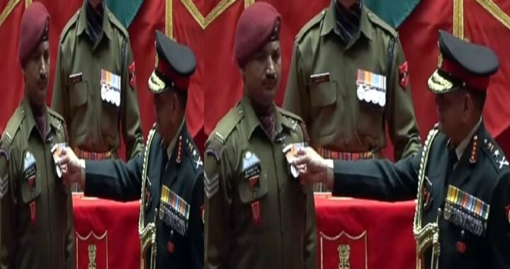 उत्तराखंड के वीर हवलदार जगदीश दुबे को मिला सेना मेडल, आतंकवादी को किया था ढेर