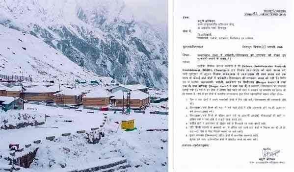 उत्तराखंड : पांच जिलों में एवलांच अलर्ट,इन इलाकों में बर्फीले तूफान का अंदेशा..