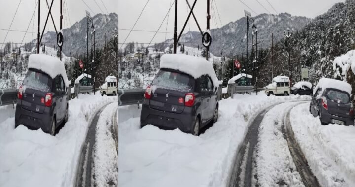 उत्तराखंड: कालामुनि में एक फीट हिमपात, थल–मुनस्यारी मार्ग बंद