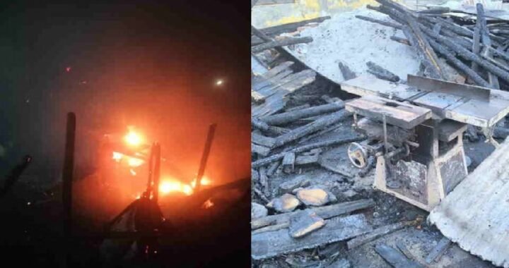 उत्तराखंड: खरसाली गांव में आग की चपेट में आए चार परिवार, लाखों का नुकसान