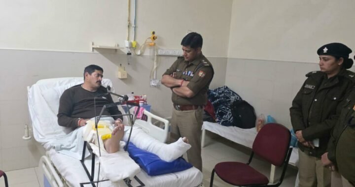 देहरादून में ड्यूटी के दौरान हादसा, तेज रफ्तार BMW की टक्कर से उपनिरीक्षक गंभीर घायल