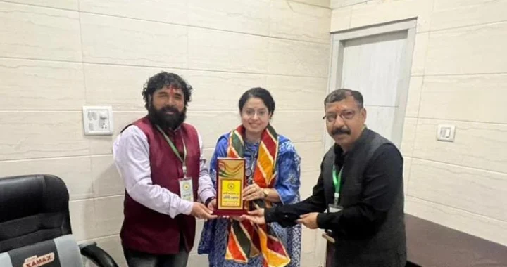 हल्द्वानी : डॉ दिशा तिवारी का हल्द्वानी में हुआ स्वागत