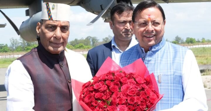 हल्द्वानी में रक्षा मंत्री राजनाथ सिंह का भव्य स्वागत, हजारों लोगों की मौजूदगी