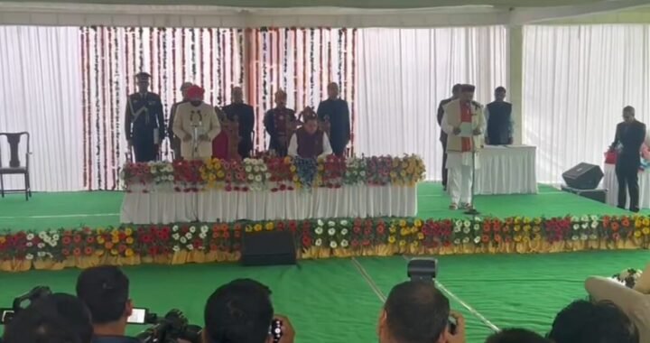 देहरादून: धामी मंत्रिमंडल का विस्तार, पांच नए मंत्रियों ने ली शपथ