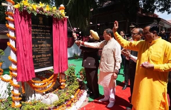 उत्तराखंड: राज्यपाल और सीएम धामी ने रखी नई इमारतों की नींव