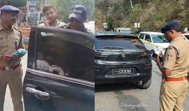 नैनीताल: वीकेंड पर नैनीताल पुलिस सतर्क,रौब झाड़ने वालों की आई शामत