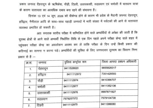 देहरादून :(बड़ी खबर) UKSSSC ने अभ्यर्थियों से की यह अपील