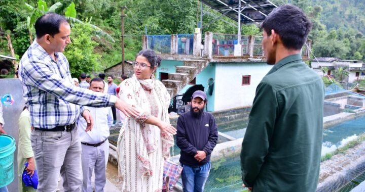 उत्तराखंड: खेती से ज्यादा मुनाफा दे रहा ट्राउट मछली पालन, डीएम ने भी की तारीफ
