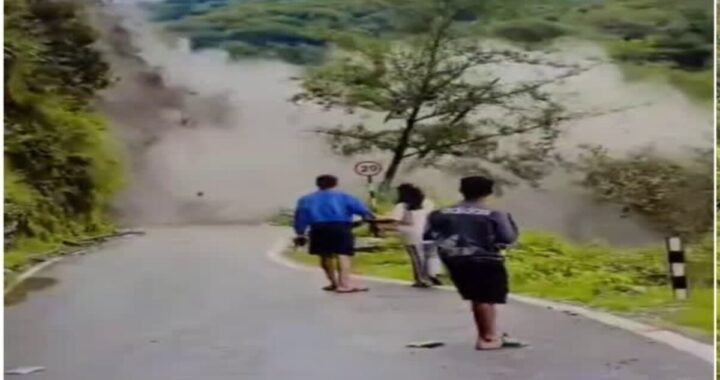 उत्तराखंड: तुंगनाथ मार्ग पर बड़ा खतरा टला, पहाड़ी से गिरीं विशाल चट्टानें, हाईवे हुआ बंद
