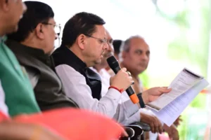 सहसपुर में जनसेवा शिविर, मुख्यमंत्री धामी ने सुनी लोगों की समस्याएं
