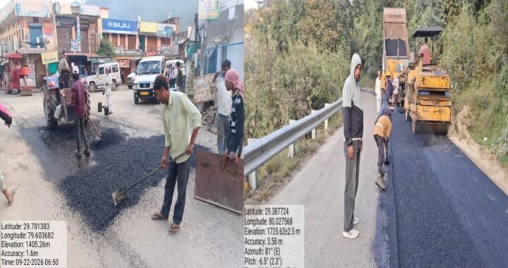सीएम धामी की सख्ती के बाद सड़कों की मरम्मत तेज, 15 अक्टूबर तक गड्ढामुक्त होगा उत्तराखंड