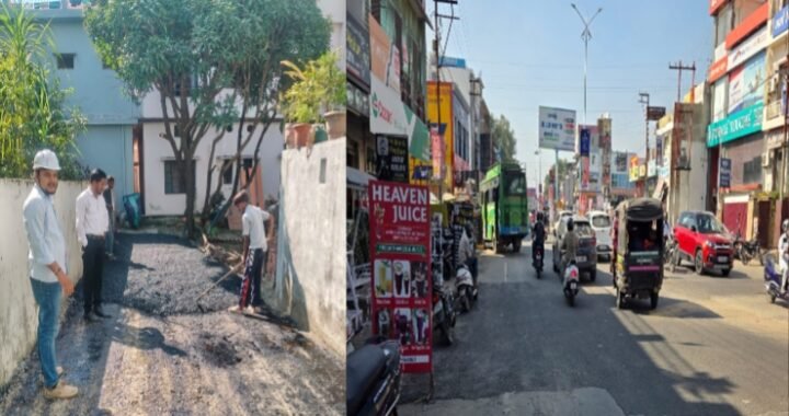 हल्द्वानी की कालाढूंगी रोड के गड्ढे भरे गए, इन 6 प्रमुख जगहों पर हुआ काम